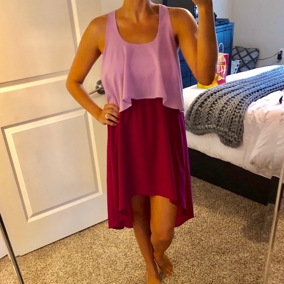 Two toned high low dress - Picture 5 of 8